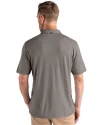 Seton Hall Pirates Cutter & Buck Coastline Epic Comfort Recycled Mens Polo Elemental Grey Back Thumbnail Image