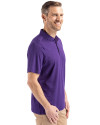 Northwestern Wildcats Cutter & Buck Coastline Epic Comfort Recycled Mens Polo College Purple Side Thumbnail Image