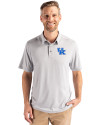 Kentucky Wildcats Cutter & Buck Coastline Epic Comfort Recycled Mens Polo CONCRETE Front Thumbnail Image