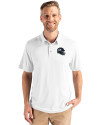 Seattle Seahawks NFL Helmet Cutter & Buck Coastline Epic Comfort Recycled Mens Polo White Front Thumbnail Image