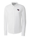 Tennessee Titans Americana Cutter & Buck Advantage Tri-Blend Pique Long Sleeve Knitted Mens Button Down White Mannequin Thumbnail Image