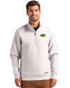 NDSU Bison Cutter & Buck Roam Epic Versatility Recycled Quarter Zip Mens Pullover Solitare Front Thumbnail Image