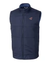 Carolina Panthers Americana Cutter & Buck Stealth Hybrid Quilted Mens Big and Tall Windbreaker Vest Liberty Navy Mannequin Thumbnail Image