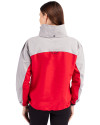 San Francisco 49ers Historic Cutter & Buck Charter Eco Recycled Womens Anorak Jacket Red/Polished Back Thumbnail Image
