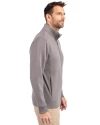 UConn Huskies - Cutter & Buck Roam Epic Versatility Recycled Quarter Zip Mens Pullover Elemental Grey Side Thumbnail Image