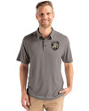 Army Black Knights Cutter & Buck Coastline Epic Comfort Recycled Mens Polo Elemental Grey Front Thumbnail Image