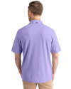 Atlanta Falcons Mono Cutter & Buck Virtue Eco Pique Recycled Mens Polo Hyacinth Back Thumbnail Image