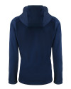 Chicago Bears Mono Cutter & Buck Evoke Softshell Recycled Full Zip Womens Jacket Navy Blue Mannequin Back Thumbnail Image
