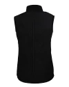 View image 4: Chicago Bears Monochromatic Cutter & Buck Cascade Epic Comfort Recycled Sherpa Fleece Womens Full Zip Vest Black Mannequin Back