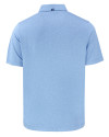 Chicago Bears Monochromatic Cutter & Buck Forge Recycled Four-Way Stretch Mens Polo Dark Atlas Heather Mannequin Back Thumbnail Image