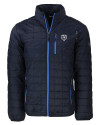 Chicago Bears Mono Cutter & Buck Rainier PrimaLoft® Mens Eco Insulated Full Zip Puffer Jacket Dark Navy Mannequin Thumbnail Image