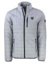 Chicago Bears Monochromatic Cutter & Buck Rainier Recycled Insulated Puffer Mens Full Zip Jacket Polished Medium Gray Mannequin Thumbnail Image