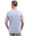 Baltimore Ravens Monochromatic Cutter & Buck Virtue Recycled Botanical Print Featherlight Pique Mens  Polo Hyacinth Back Thumbnail Image