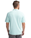Kansas City Chiefs Mono Cutter & Buck Virtue Eco Pique Botanical Print Recycled Mens Polo Fresh Mint Back Thumbnail Image