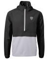 Chicago Bears Mono Cutter & Buck Charter Eco Recycled Mens Anorak Jacket Black/Polished Mannequin Thumbnail Image