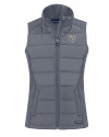 Chicago Bears Mono Cutter & Buck Evoke Hybrid Softshell Recycled Womens Full Zip Vest Elemental Grey Mannequin Thumbnail Image