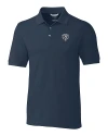 Chicago Bears Mono Cutter & Buck Advantage Eco Tri-Blend Pique Mens Big and Tall Polo Liberty Navy Mannequin Thumbnail Image