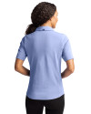 Baltimore Ravens Monochromatic Cutter & Buck Virtue Recycled Featherlight Pique Womens Polo Hyacinth Back Thumbnail Image