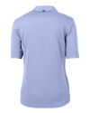 View image 16: Chicago Bears Monochromatic Cutter & Buck Virtue Recycled Featherlight Pique Womens Polo Hyacinth Mannequin Back