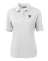 View image 27: Chicago Bears Monochromatic Cutter & Buck Virtue Recycled Featherlight Pique Womens Polo White Mannequin