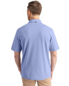Washington Commanders Monochromatic Cutter & Buck Virtue Recycled Featherlight Pique Mens Polo Hyacinth Back Thumbnail Image