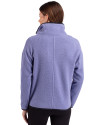 Los Angeles Rams Mono Cutter & Buck Cascade Eco Fleece Womens Pullover Jacket Hyacinth/Navy Blue Back Thumbnail Image
