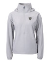 Chicago Bears Mono Cutter & Buck Charter Eco Recycled Womens Anorak Jacket Polished Medium Gray Mannequin Thumbnail Image