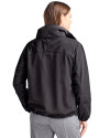 Cincinnati Bengals Mono Cutter & Buck Charter Eco Recycled Womens Anorak Jacket Black Back Thumbnail Image