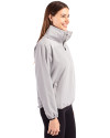 Cincinnati Bengals Mono Cutter & Buck Charter Eco Recycled Womens Anorak Jacket Polished Medium Gray Side Thumbnail Image