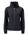 Los Angeles Chargers Mono Cutter & Buck Charter Eco Recycled Womens Full-Zip Jacket Black Mannequin Thumbnail Image
