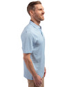 Buffalo Bills Mono Cutter & Buck Forge Eco Double Stripe Stretch Recycled Mens Big &Tall Polo Atlas/White Side Thumbnail Image