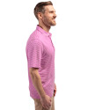 Philadelphia Eagles Mono Cutter & Buck Forge Eco Double Stripe Stretch Recycled Mens Polo Gelato/White Side Thumbnail Image
