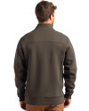 Kansas City Chiefs Mono Cutter & Buck Roam Epic Versatility Recycled Quarter Zip Mens Pullover Poplar Back Thumbnail Image