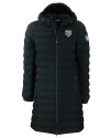 Chicago Bears Mono Cutter & Buck Mission Ridge Repreve Eco Insulated Womens Long Puffer Jacket Black Mannequin Thumbnail Image