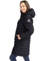 Arizona Cardinals Mono Cutter & Buck Mission Ridge Repreve Eco Insulated Womens Long Puffer Jacket Black Side Thumbnail Image