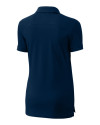 Chicago Bears Mono Cutter & Buck Advantage Eco Tri-Blend Pique Womens Polo Liberty Navy Mannequin Back Thumbnail Image