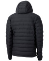 Chicago Bears Mono Cutter & Buck Mission Ridge Repreve® Eco Insulated Mens Puffer Jacket Black Mannequin Back Thumbnail Image