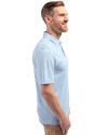 Tampa Bay Buccaneers Mono Cutter & Buck Virtue Eco Pique Stripe Recycled Mens Big and Tall Polo Atlas Light Blue Side Thumbnail Image