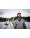 Cutter & Buck Mainsail Sweater-Knit Mens Half Zip Pullover Jacket POH_LFS_HG 1 Thumbnail Image