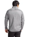 Cutter & Buck Mainsail Sweater-Knit Mens Half Zip Pullover Jacket POH PROB_HG 1 Thumbnail Image