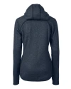 Cutter & Buck Mainsail Sweater-Knit Hoodie Womens Full Zip Jacket LNH_MANNB_HG 1 Thumbnail Image