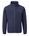 Los Angeles Chargers Mono Cutter & Buck Charter Eco Recycled Mens Full-Zip Jacket Navy Blue Mannequin Thumbnail Image