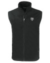 Chicago Bears Mono Cutter & Buck Charter Eco Recycled Mens Full-Zip Vest Black Mannequin Thumbnail Image