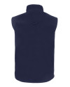 Los Angeles Chargers Mono Cutter & Buck Charter Eco Recycled Mens Full-Zip Vest Navy Blue Mannequin Back Thumbnail Image