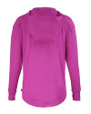 Chicago Bears Mono Cutter & Buck Daybreak Eco Recycled Womens Half Zip Hoodie Gelato Fuchsia Mannequin Back Thumbnail Image