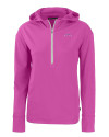 Los Angeles Chargers Mono Cutter & Buck Daybreak Eco Recycled Womens Half Zip Hoodie Gelato Fuchsia Mannequin Thumbnail Image
