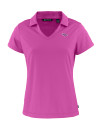 Denver Broncos Mono Cutter & Buck Daybreak Eco Recycled Womens V-neck Polo Gelato Fuchsia Mannequin Thumbnail Image