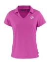 Los Angeles Rams Mono Cutter & Buck Daybreak Eco Recycled Womens V-neck Polo Gelato Fuchsia Mannequin Thumbnail Image