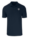 Chicago Bears Mono Cutter & Buck Forge Eco Stretch Recycled Mens Big & Tall Polo Navy Blue Mannequin Thumbnail Image