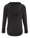 Chicago Bears Mono Cutter & Buck Coastline Epic Comfort Recycled Womens Hooded Shirt Black Mannequin Back Thumbnail Image